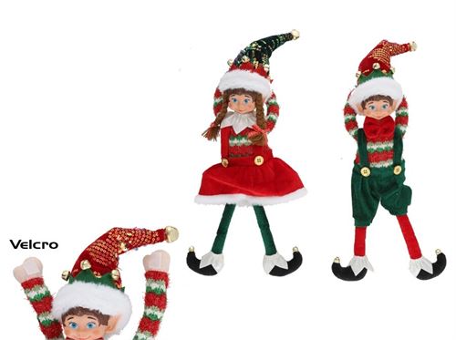 514208 ELFO NATAL MARH 10X6X46CM