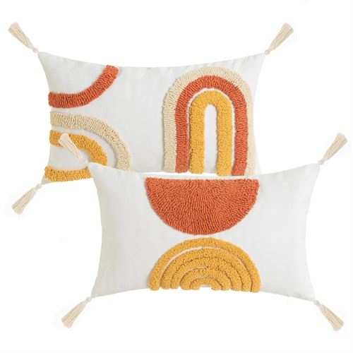805434 ALMOFADA TERRA 2MOD POLIESTER ALGODAO 50X30CM