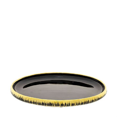28613 CERÂMICA DECORATIVA - PRATO C 26,50 L 18,50 A 3,00