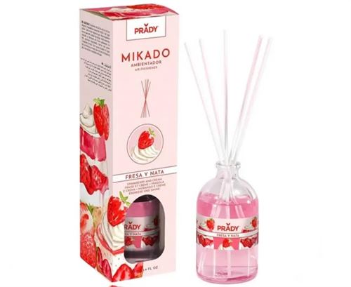 MIKADO AMBIENTADOR FRESAS Y NATA 100ML