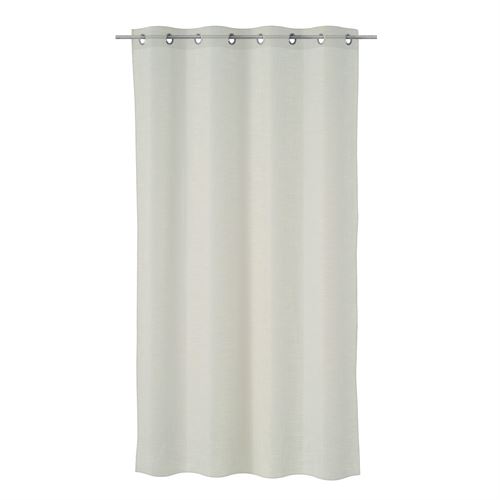 CORTINA FAUX LINEN SLUB ACCENT MARFIM 140X260CM