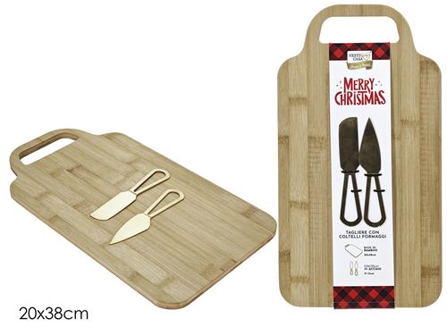 635986 TABUA PARA QUEIJOS COM FACA NATAL