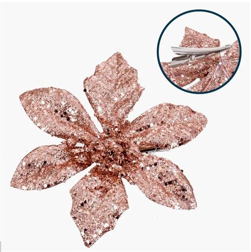 722072 FLOR NATAL C/MOLA COBRE 11 CM
