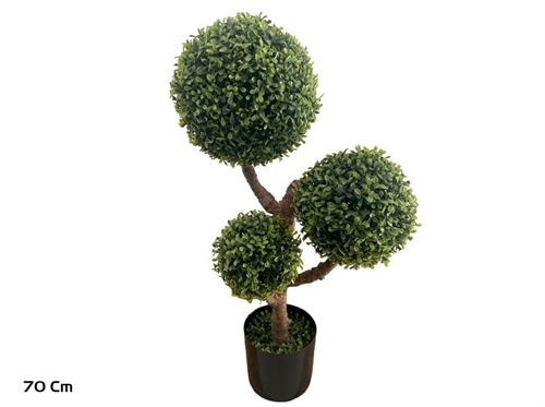 580005 VASO BOLA BUXO 70CM