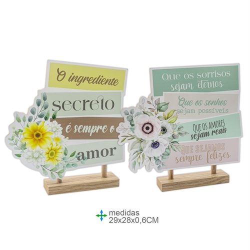 BD-79158 PLACA MESA MDF 28,5X5X29CM