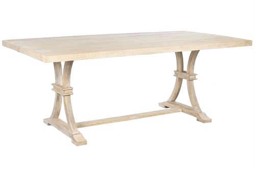 MB-208795 MESA DE JANTAR MADEIRA MACIÇA MANGA 200X100X76CM