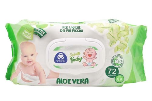 SETABLU TOALHITAS BEBE ALOE VERA 72U