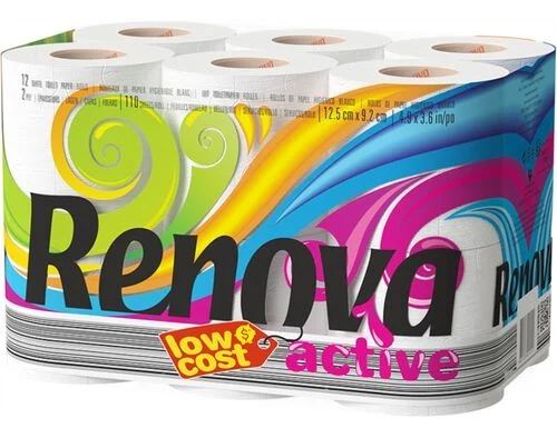 RENOVA ACTIVE PAPEL HIGIENICO 12R