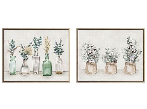 426709 QUADRO COM MOLDURA OCUPADA 2 SURT 40X50X2,5 CM