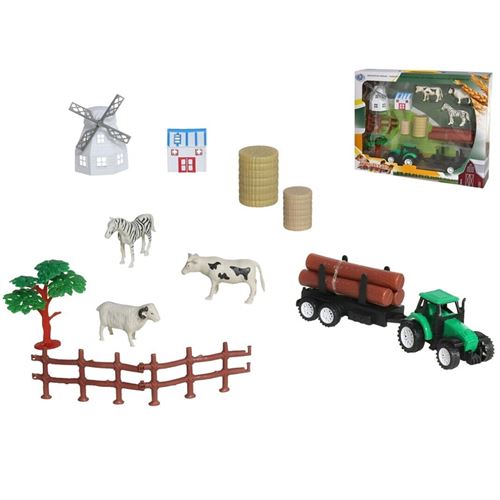122540 BRINQUEDO FAZENDA 15PÇS 38,5X30X7CM