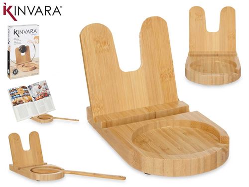 62617 SUPORTE COZINHA BAMBU 20X12X3