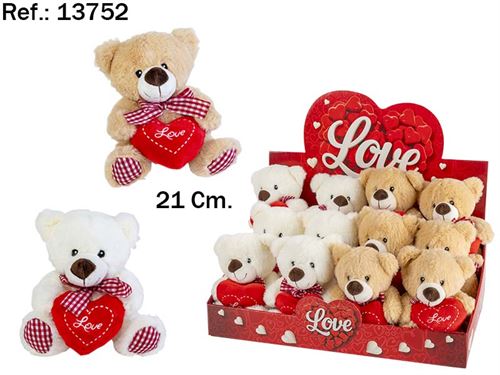 13752 URSO LOVE VICHY 21CM