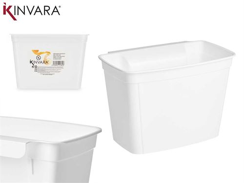 91362 CAIXA PLASTICO LIXO 27X16 x 18 cm.