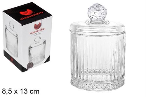 116273 CAIXA VIDRO LUXO 8,5X13CM