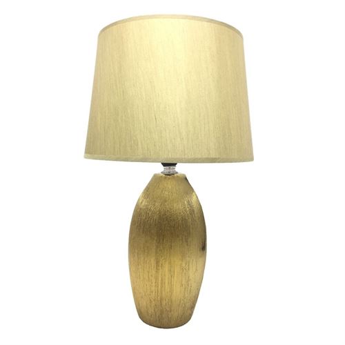 CANDEEIRO CERAMICA DOURADO 57CM