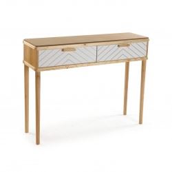 22100037 CONSOLA 2 GAVETAS ORPIERRE 100X30X78