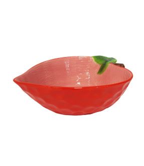 24749 TAÇA CERAMICA MORANGO 30,5X24,5X10