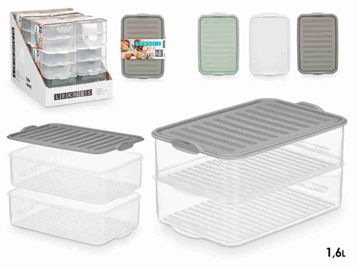 92822 CAIXA PLASTICA 2NIVEIS SORT