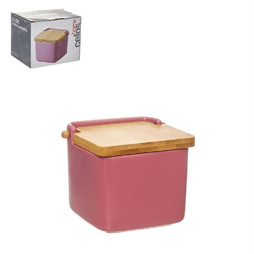 24373 SALEIRO EM PORCELANA E BAMBU C 12,00 L 12,00 A 10,00