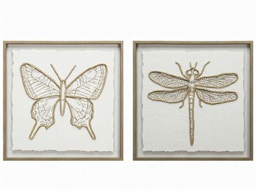 563114 TELA COM MOLDURA 3D FLYERS 50X50X3CM 2 SORTIDOS