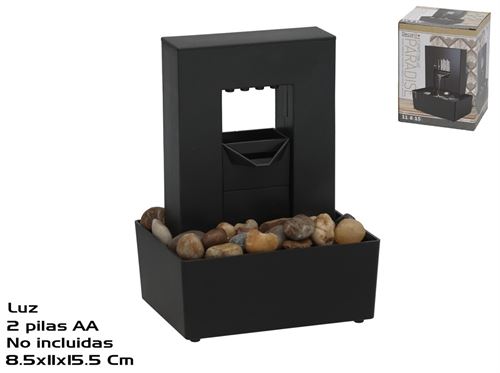 406961 FONTE DO PARAISO COM LUZ 11X8,5X15,5CM