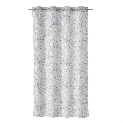 CORTINADO FLAT FABRIC SLUB LILY AZUL 140X260CM