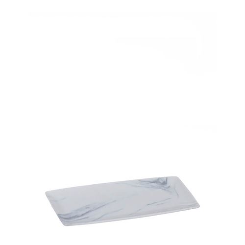 23748 Travessa Porcelana RTG MINI - Mármore C 19,50 L 8,00 A 1,5