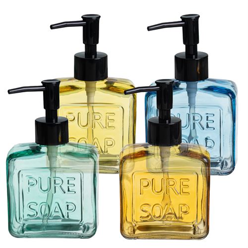 807314 DISPENSADOR 4/C CRISTAL 9 X 5 X 15 CM