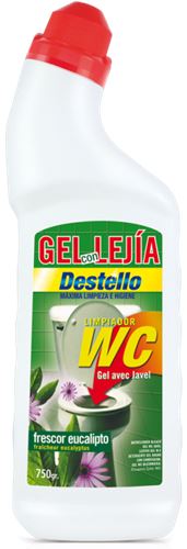 GEL WC EUCALIPTO COM LIXÍVIA 750GR