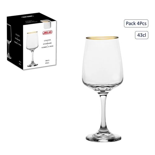 WWG-01FG COPO FIO OURO PK4 43CL