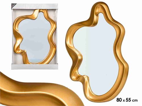 13112 ESPELHO DOURADO PL 80CM