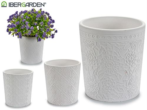 VASO CERAMICA DECORATIVO 12x12,5CM