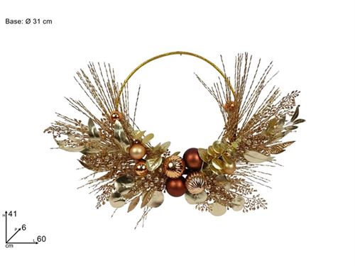 364193 COROA PORTA NATAL 31CM