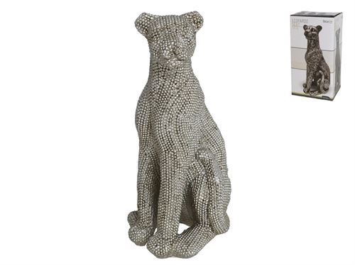 27149 LEOPARDO POLIRESINA 10X8X19CM