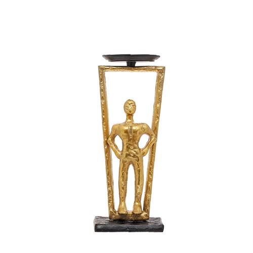 88679 ALUMÍNIO DECORATIVO - CASTIÇAL C 33,00 L 13,00 A 11,00
