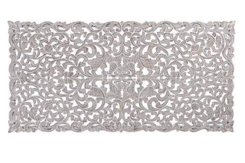 MB-193508 CABECEIRA CAMA MDF 160X3,5X80 MANDALA BRANCO