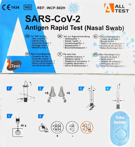 AUTOTESTE COVID19 REGIME EXCECIONAL-ALLTEST PK UNIT