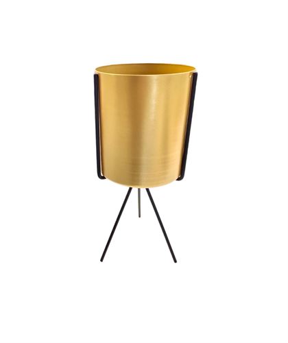 83924_1 FLOREIRA C/SUPORTE METAL 12X12X22CM