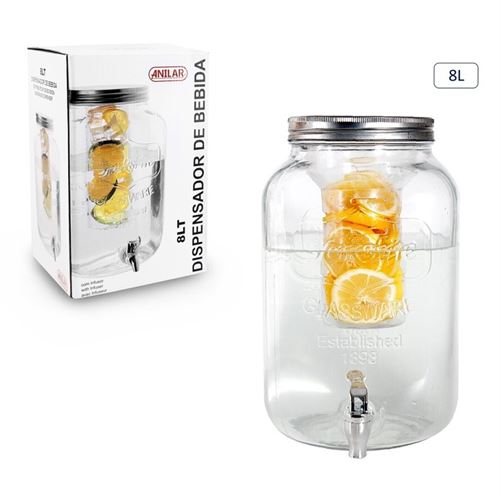 ZBHH0411 DISPENSADOR BEBIDAS COM INFUSOR 8L