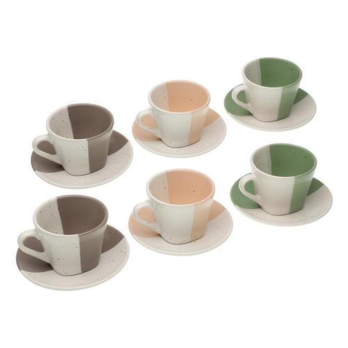 22090079 CHAVENA CHA CERAMICA SET6 CLARA