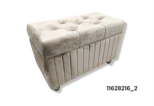 11628216_2 PUFF/BAU TAUPE 70X36X43CM
