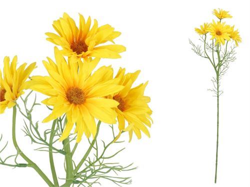 438238 MARGARIDA X4 - 60CM AMARELO