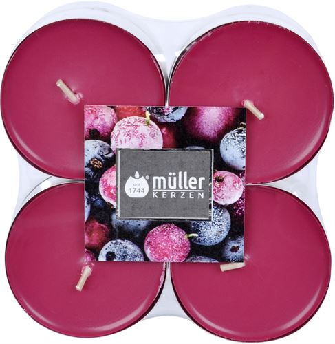 31.24600008B5 RETRATIL 8 MAXI TEALIGHT 8H FRUTOS VERMELHOS