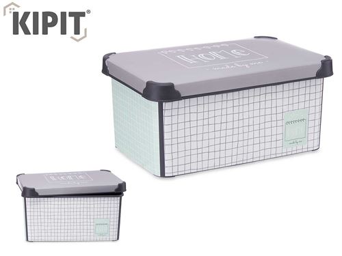 18612 CAIXA PLASTICO 10L HOME 35 x 23,5 x 16,5 cm.