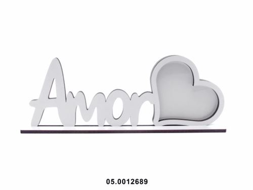 MOLDURA AMOR MADEIRA 30CM