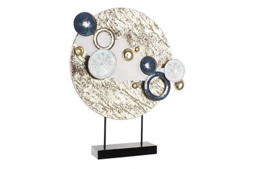 DH-193494 DECORAÇÃO METAL 52X8,3X61 SOLAR DOURADO