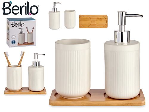 CONJUNTO WC CERAMICA/BAMBU