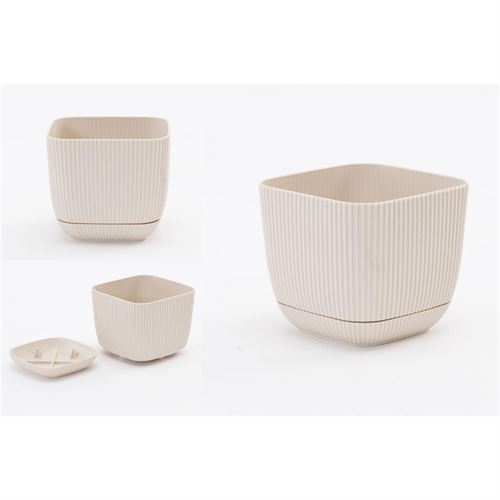P130487874 VASO KRS-381 BEGE 0.27L 8.2x8.2x7.1cm