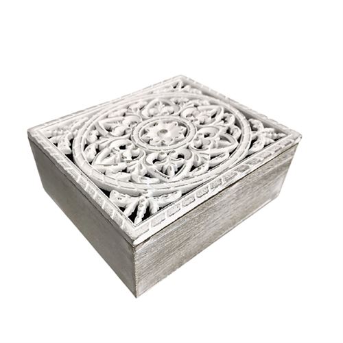 CAIXA MDF DECORATIVA 19,7X16,7X7,8CM