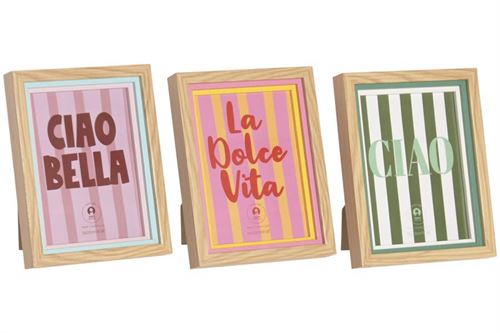 MF-226892 MOLDURA 15X20CM MDF VIDRO 16,5X3X21,5CM